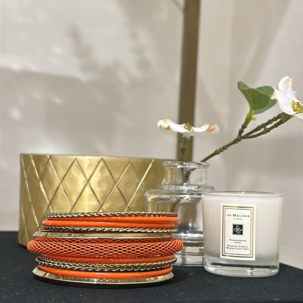 Cache Orange bangle set